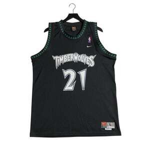 Vintage 90’s Men’s Nike Minnesota Timberwolves Kevin Garrett #21 Jersey